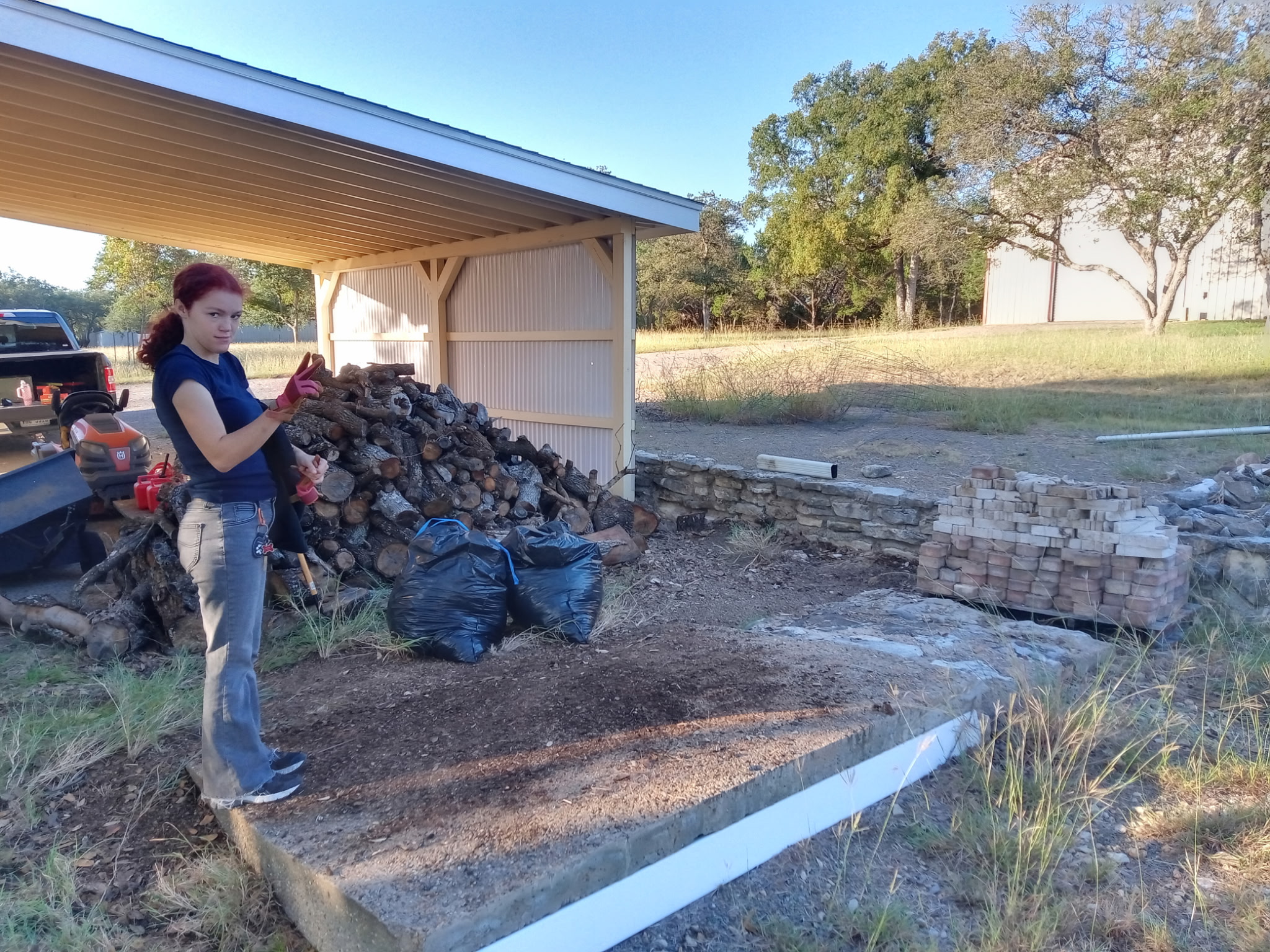 After: Clean up and hauling